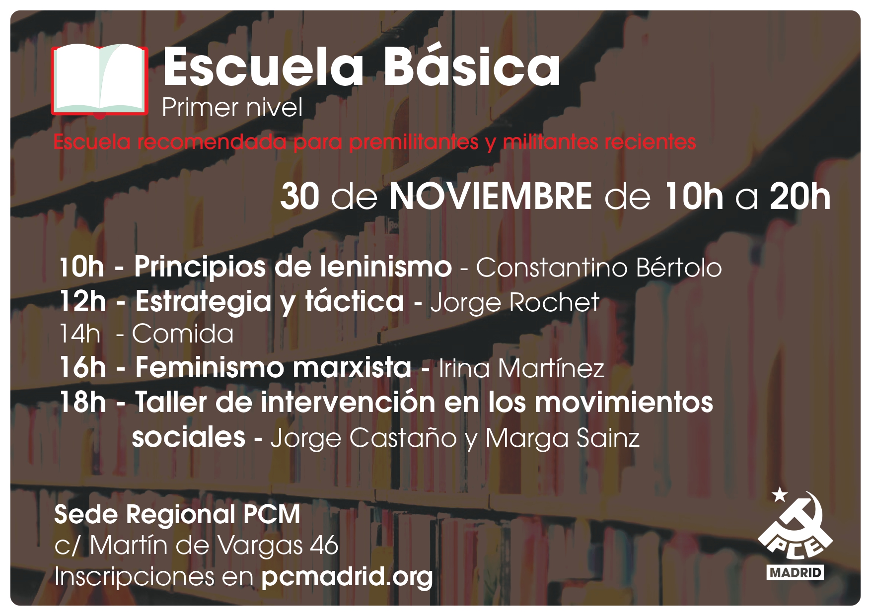 Escuela de formación PCE